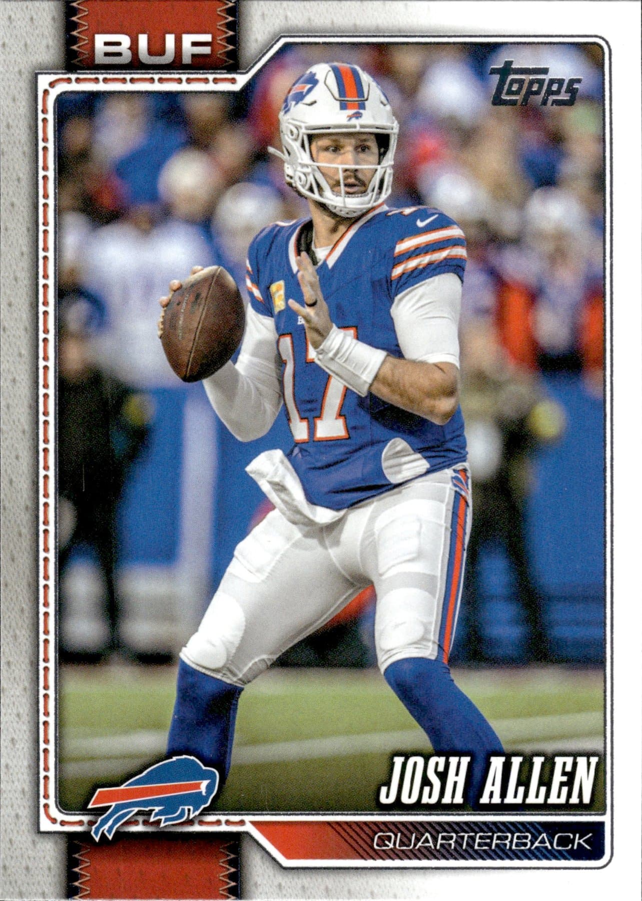 Josh Allen football card